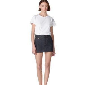 NWOT A.P.C Mini-Skirt in Indigo